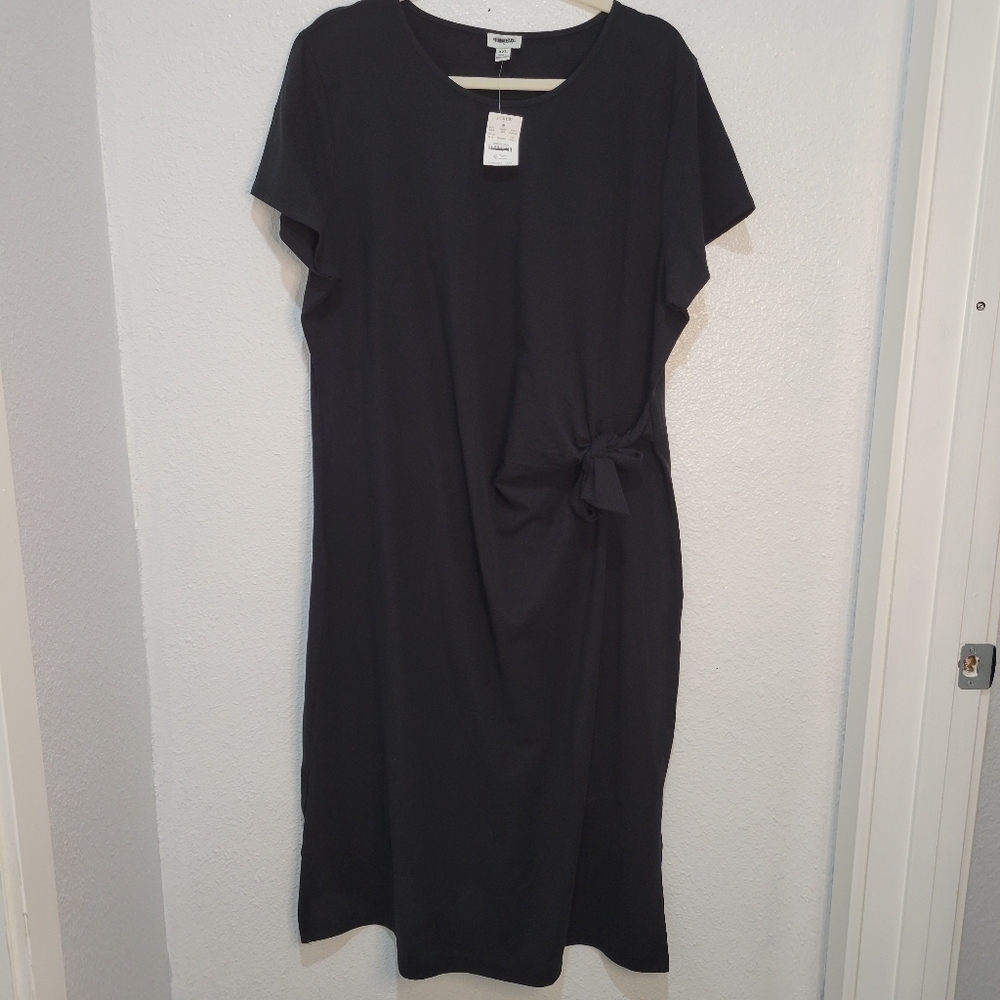 J. Crew Short Sleeve Knotted Midi Dress |Sz XXL NWT